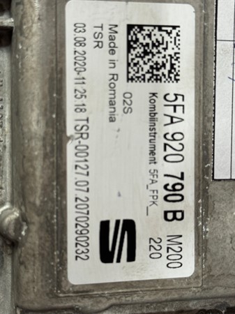 5FA920790B-SEAT LEON KOMBİ GÖSTERGE KM